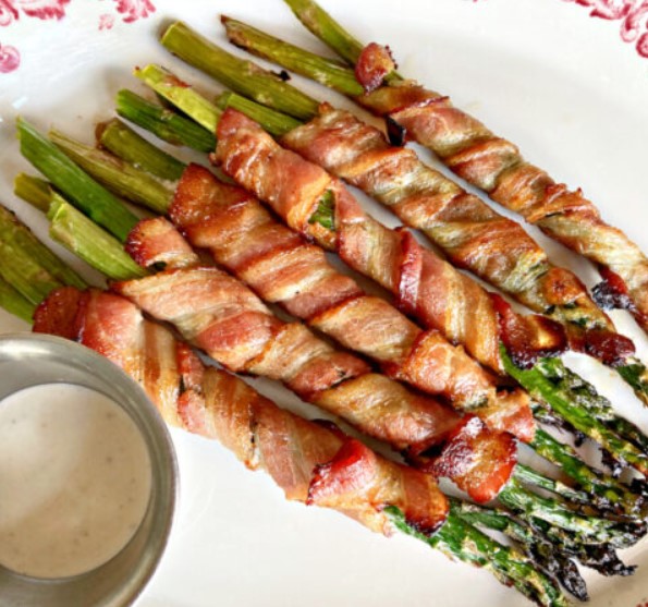 Keto Bacon-Wrapped Asparagus Recipe
