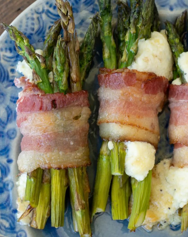Keto Bacon-Wrapped Asparagus Recipe