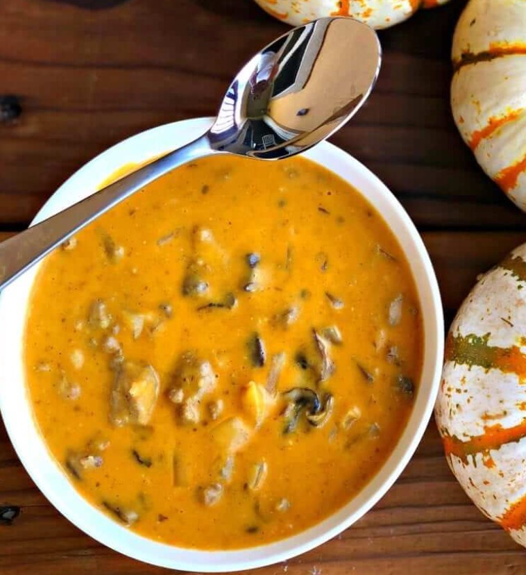 keto pumpkin and sausage soup recipe