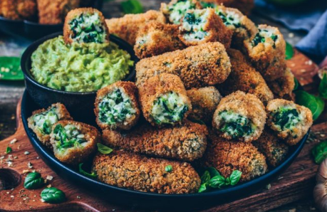 Vegan Croquettes with Spinach
